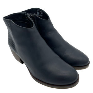 Clarks Womens Mila Myth Ankle Boots Booties Black Leather Snake Print EUR 36 6 M